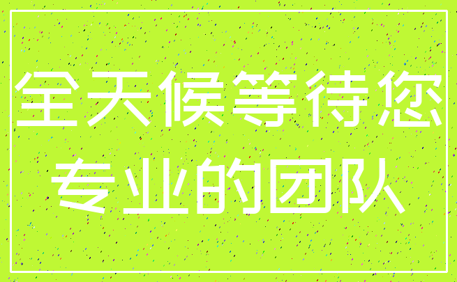 全天候等待您_专业的团队