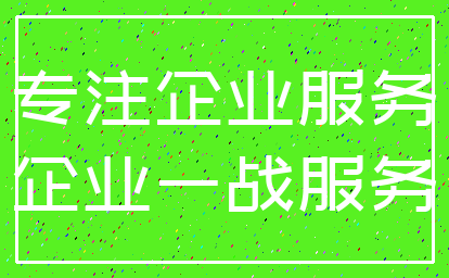 专注企业服务_企业一战服务