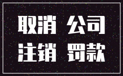 公司异常注销费用