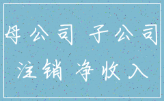 母公司注销了 子公司的股权