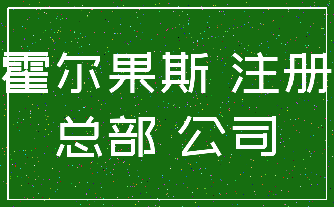 霍尔果斯 注册_总部 公司