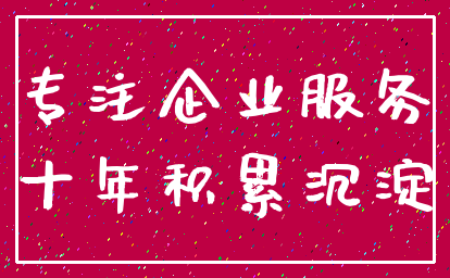 专注企业服务_十年积累沉淀