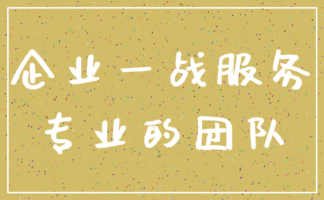 企业一战服务_专业的团队