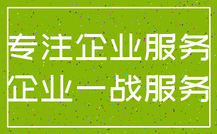 专注企业服务_企业一战服务