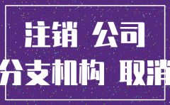 注销分公司需要公告多久