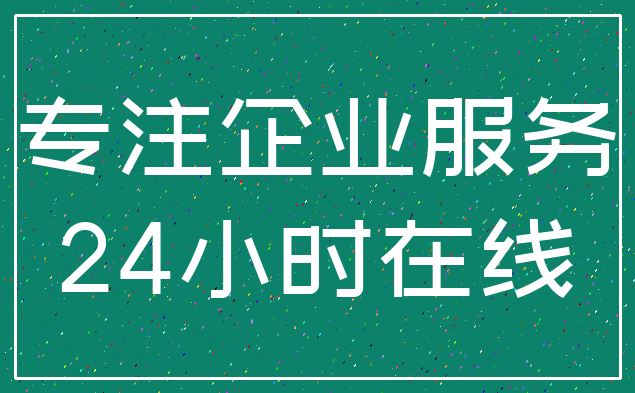 专注企业服务_24小时在线