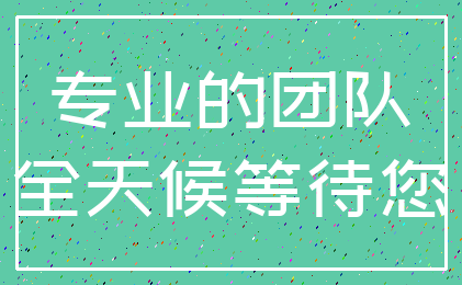 专业的团队_全天候等待您