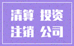 公司有对外投资时 注销怎么把