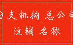 总公司注销分公司的证明模板