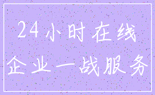 24小时在线_企业一战服务