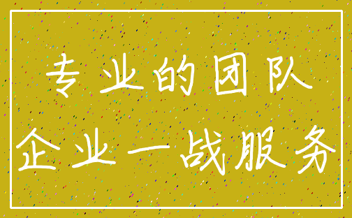 专业的团队_企业一战服务