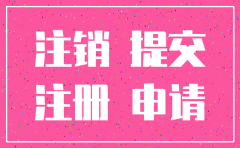 公司注销登记申请书》