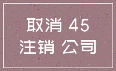公司注销登报45日