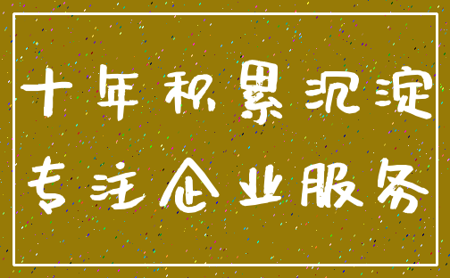 十年积累沉淀_专注企业服务