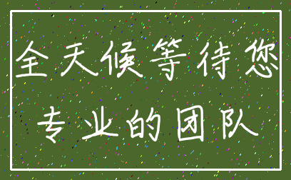 全天候等待您_专业的团队