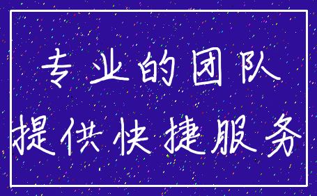 专业的团队_提供快捷服务