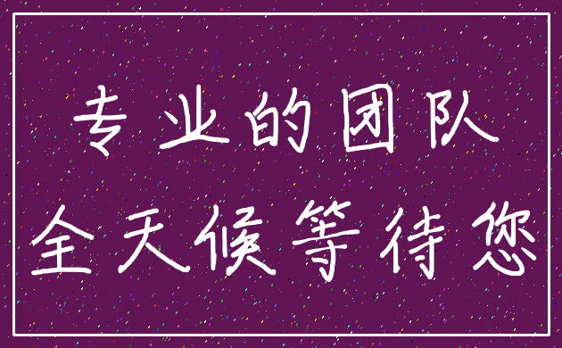 专业的团队_全天候等待您