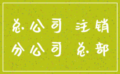 分公司注销总公司账目凭证