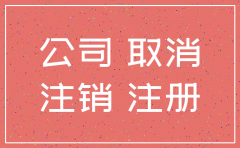 公司注销原因范