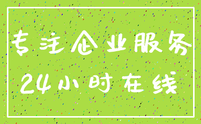 专注企业服务_24小时在线