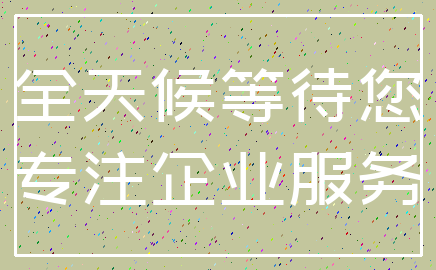 全天候等待您_专注企业服务