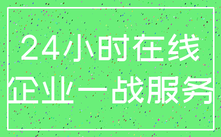 24小时在线_企业一战服务