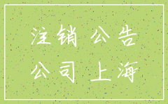 上海注册公司注销