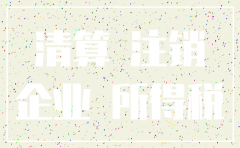 公司注销税费入账