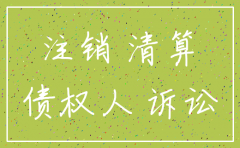 公司注销以后谁做原告