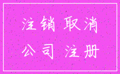公司注销要登什么报