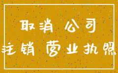 注册个公司想注销