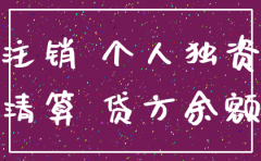 独资企业公司注销资本金给股东