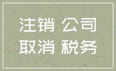 上海 公司 税务 注销