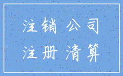 新成立未营业公司注销程序