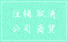 商贸有限公司注销流程
