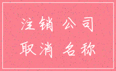 网上哪里注销公司名称