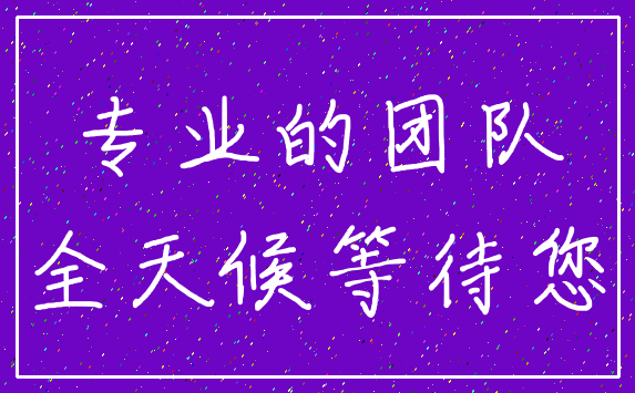 专业的团队_全天候等待您