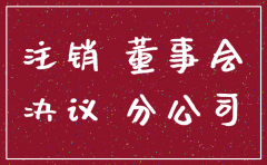 求分公司注销决定书