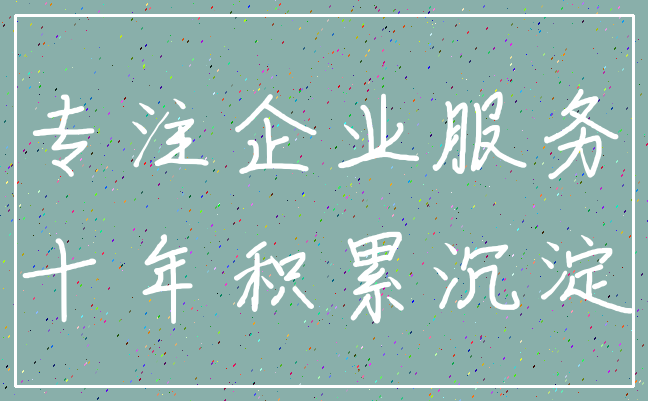 专注企业服务_十年积累沉淀