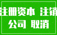 公司在注册资本认缴前注销