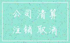 公司注销所做分录