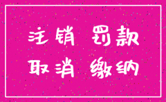 交不起罚款而公司注销
