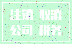 自然人公司主体注销