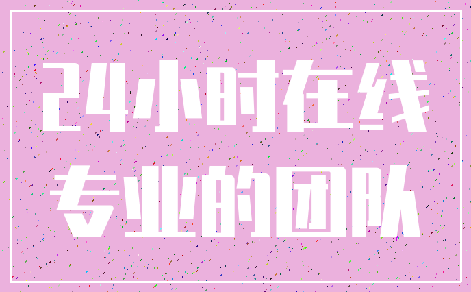 24小时在线_专业的团队