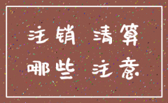 注销公司财务报表要注意什么意思