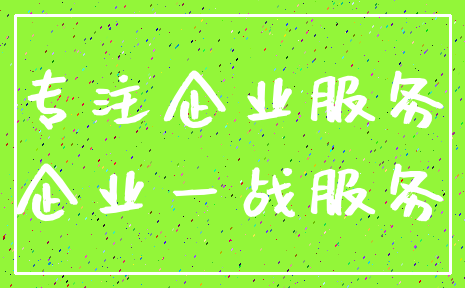 专注企业服务_企业一战服务