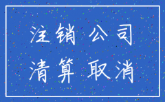 一家公司注销