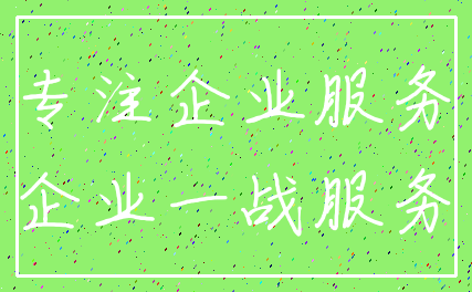专注企业服务_企业一战服务