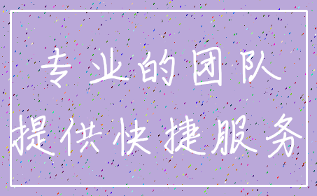 专业的团队_提供快捷服务