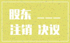 公司国税注销股东会决议范本